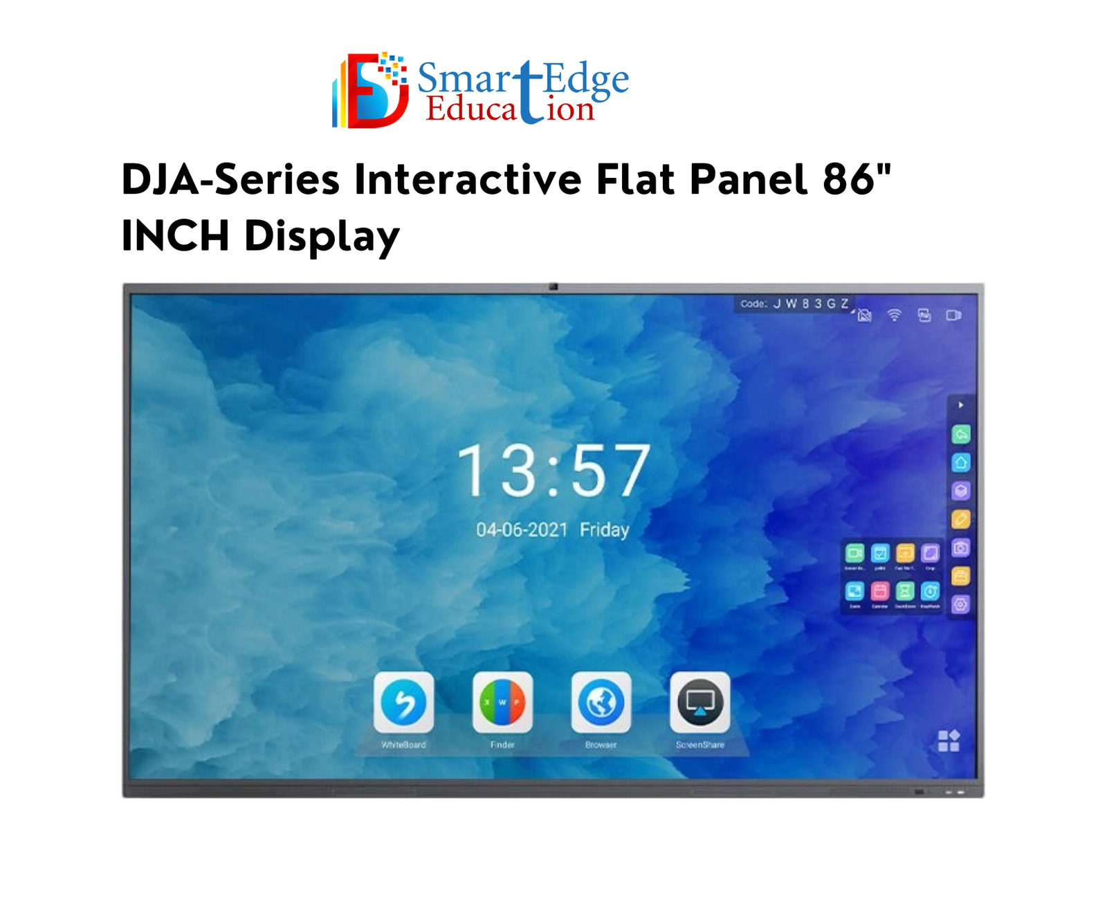 Smartedge DJA-Series Interactive Flat Panel (86Inch)