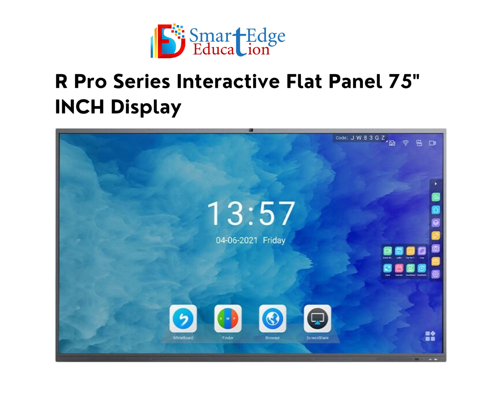 Smartedge R-Pro Series Interactive Flat Panel (75Inch)